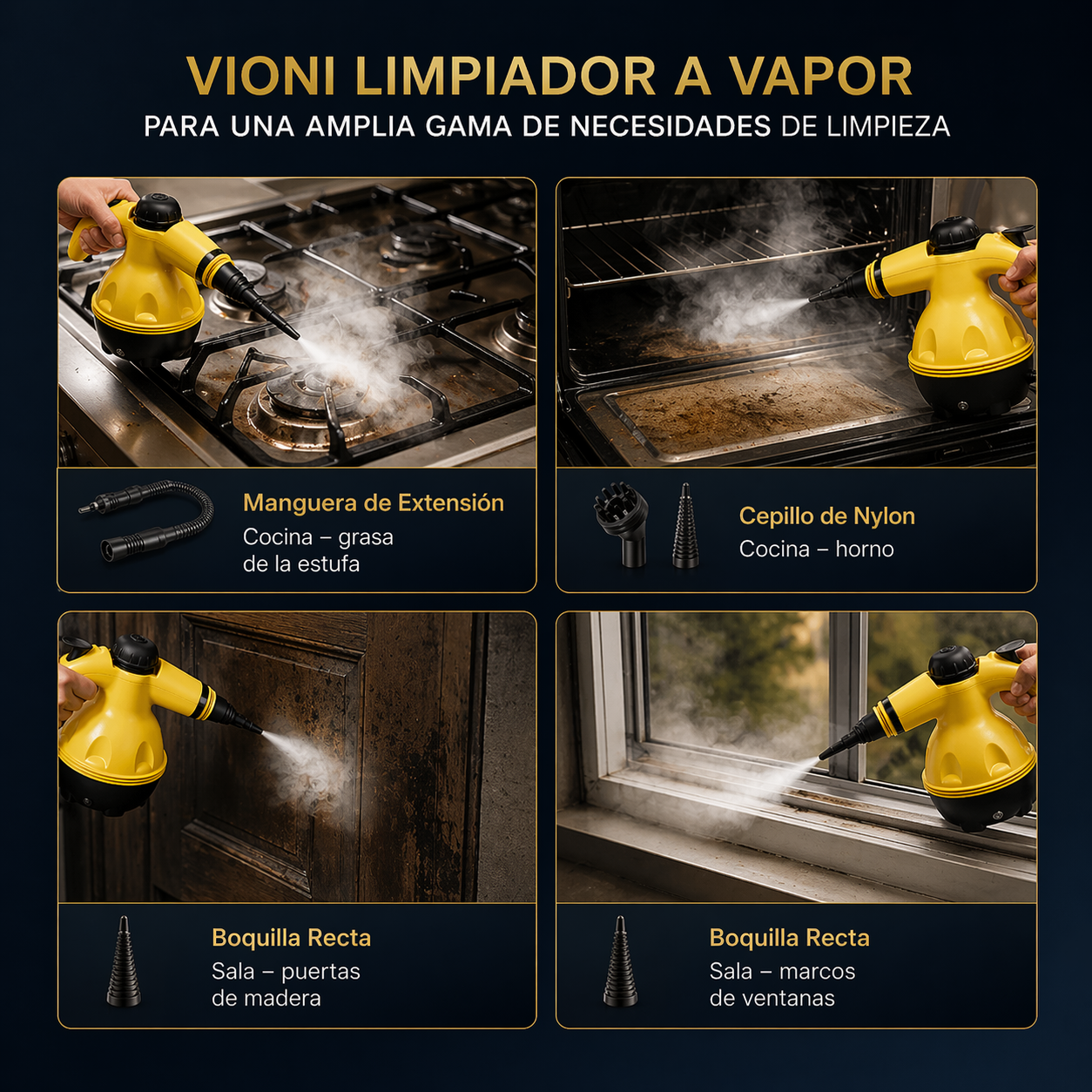 Limpiador a Vapor Vioni™